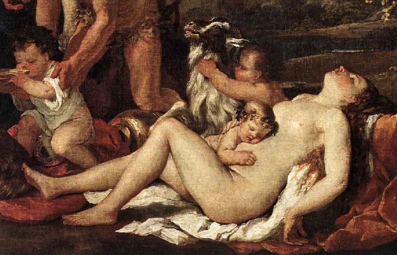 POUSSIN, Nicolas The Nurture of Bacchus (detail) af China oil painting art